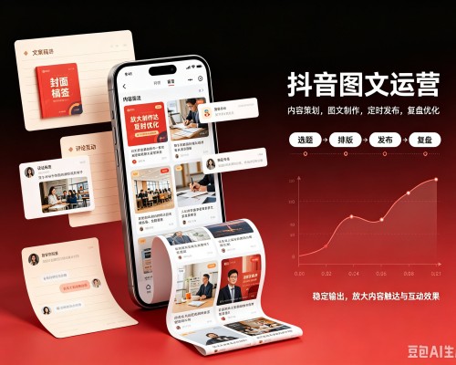 江陵抖音图文代运营服务